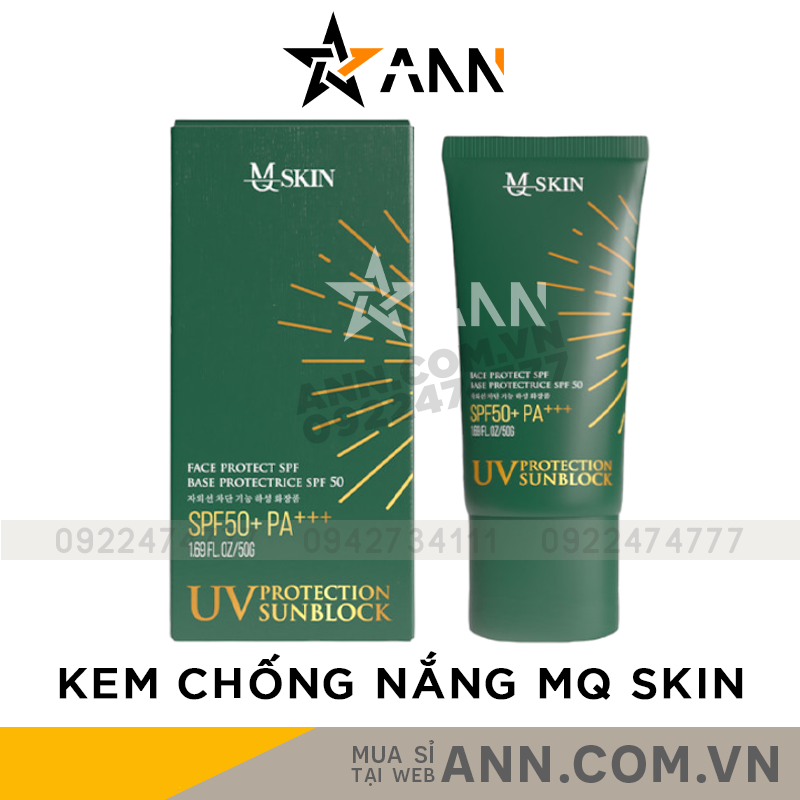 Kem Chống Nắng MQ Skin SPF50+ PA+++ UV Protection Sunblock