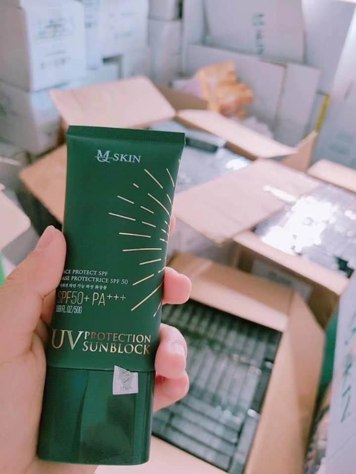 Kem Chống Nắng MQ Skin SPF50+ PA+++ UV Protection Sunblock