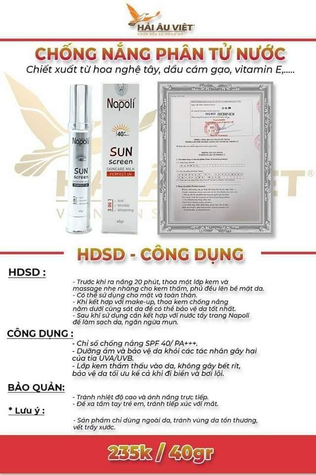 Thông tin cách dùng, công dụng và lưu ý của sản phẩm