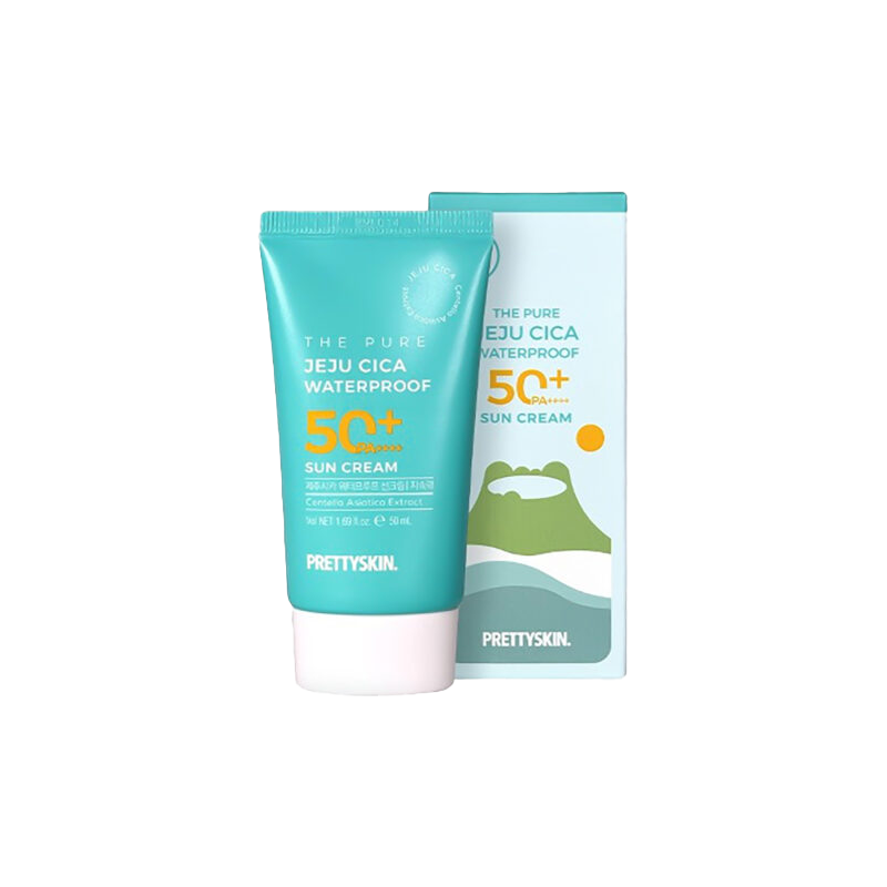 Kem Chống Nắng PrettySkin Kháng Nước The Pure Jeju Cica Waterproof – một lựa chọn đáng tham khảo trong prettyskin