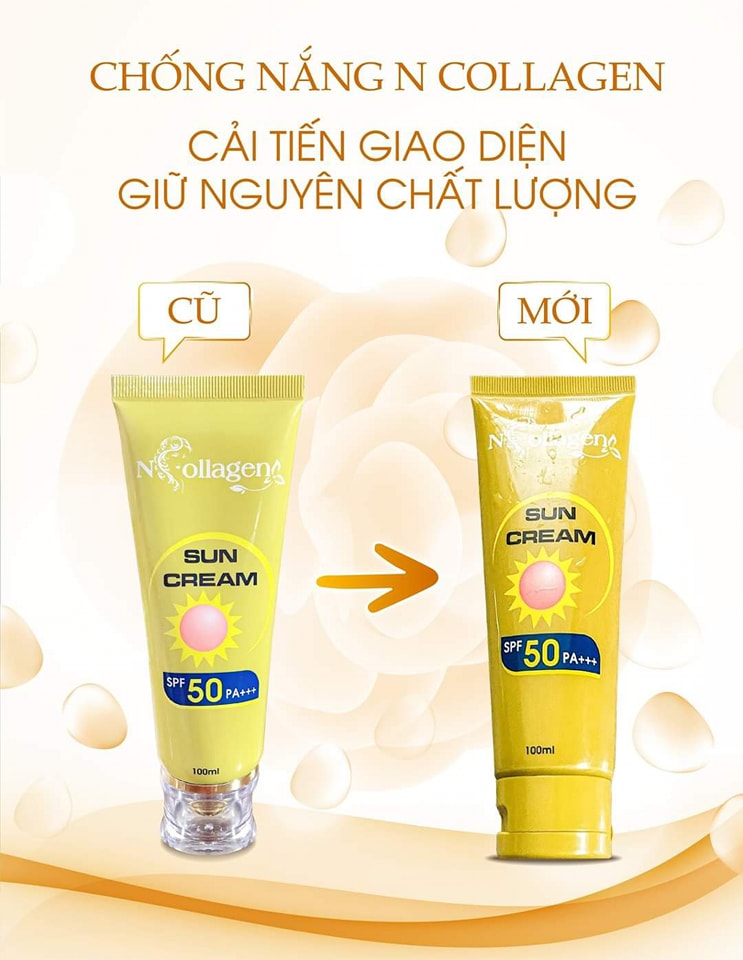 Kem chống nắng N Collagen Sun Cream SPF 50 PA+++ 100ml