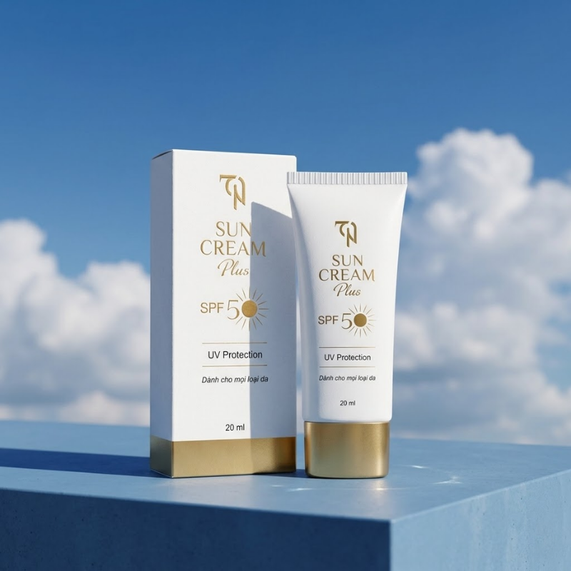 Kem Chống Nắng Plus TN Collagen X3 Mỹ Phẩm Đông Anh SPF 50 20ml 20g
