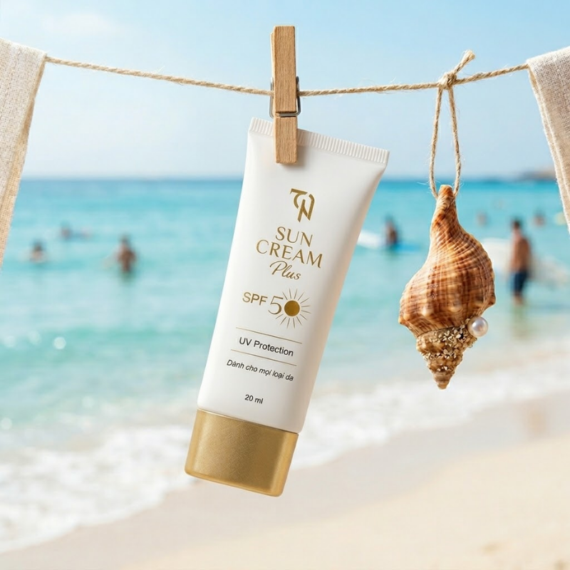 Kem Chống Nắng Plus TN Collagen X3 Mỹ Phẩm Đông Anh SPF 50 20ml 20g