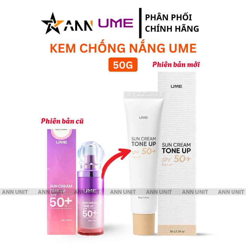 Kem Chống Nắng Ume 50g Phiên Bản Mới