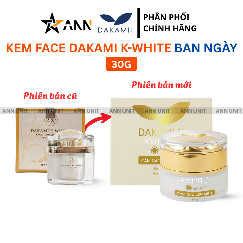Thiết kế kem ngày K-White bản mới 30g