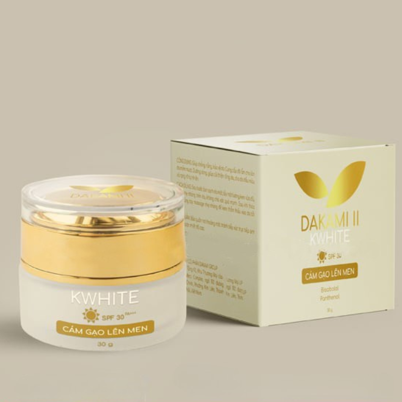 Kem Dakami K White 3 In 1 Ban Ngày 30g (Phiên Bản Mới)