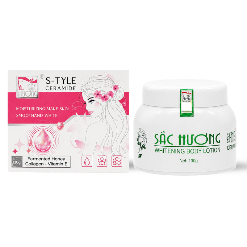 Kem dưỡng thể Sắc Hương S-Tyle Ceramide màu trắng 130ml