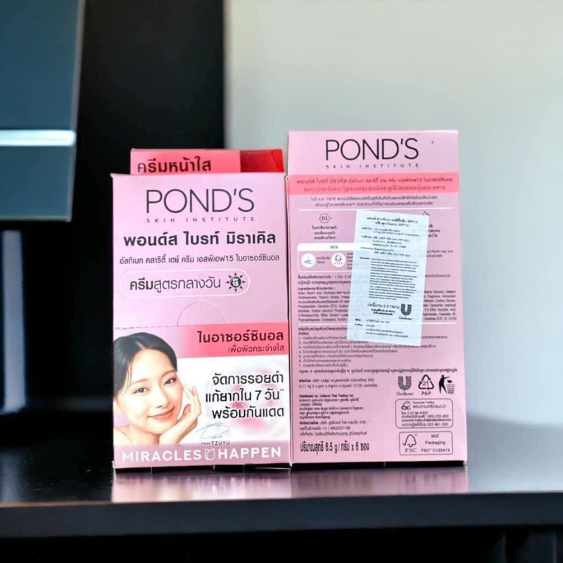 Kem Dưỡng Da Mặt Pond's Thái Lan Hộp 6 Gói x 6,5g
