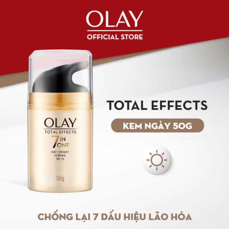 Kem Dưỡng Ẩm Ban Ngày Olay Total Effects 7 In One SPF 15 50g