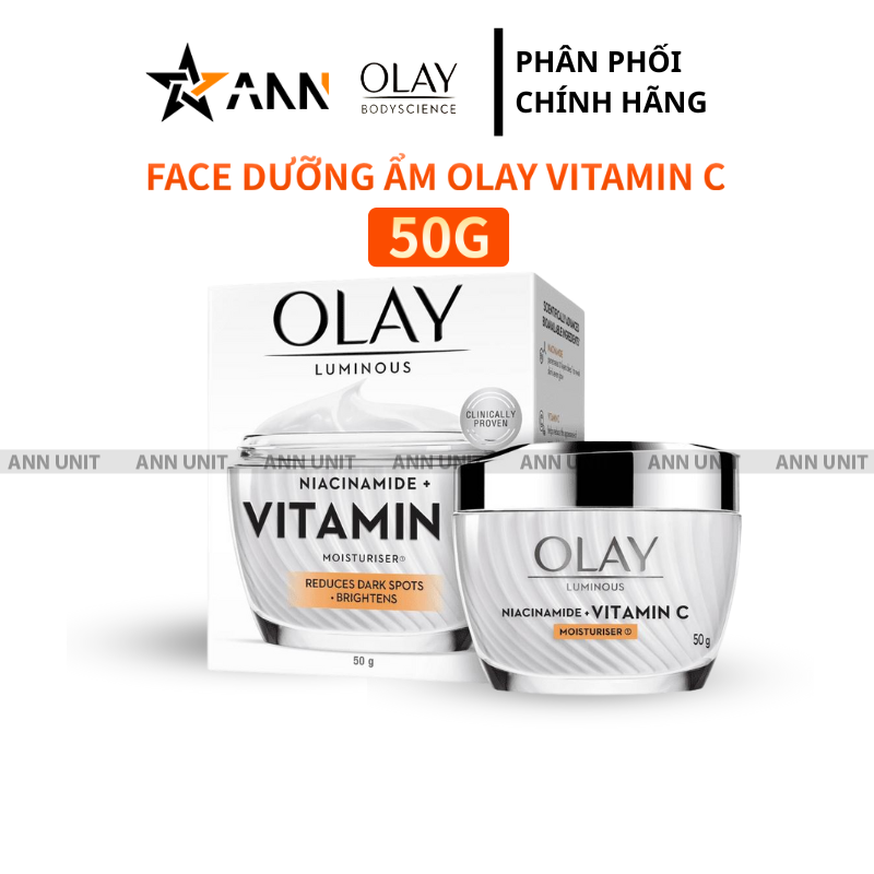 Kem Dưỡng Ẩm Olay Luminous Niacinamide + Vitamin C 50g