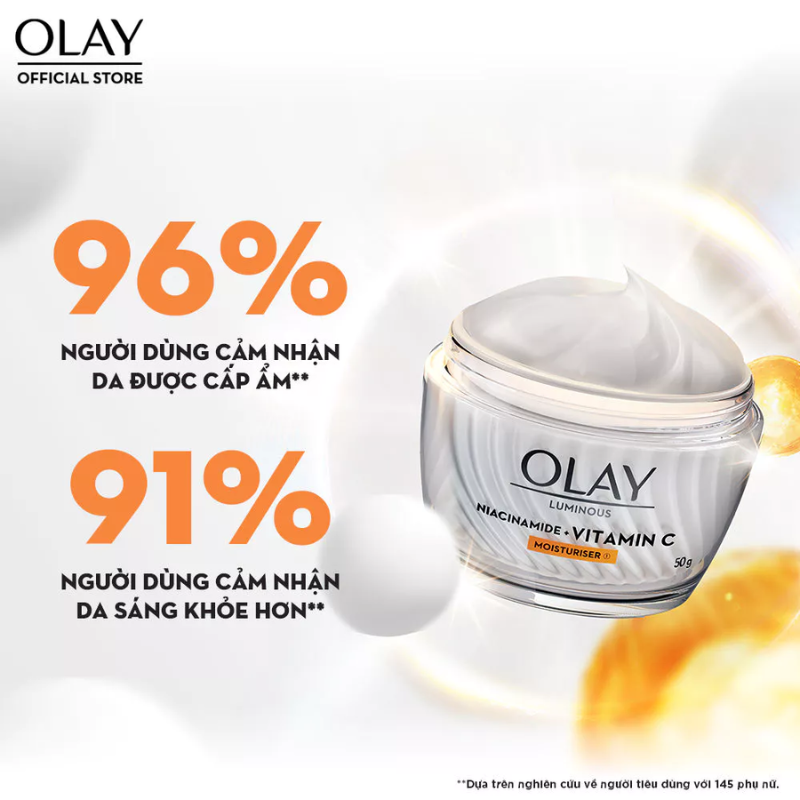 Kem Dưỡng Ẩm Olay Luminous Niacinamide + Vitamin C 50g