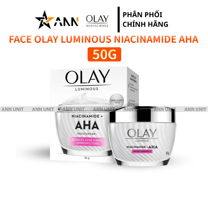 Ảnh giới thiệu sản phẩm Olay Luminous Niacinamide + AHA 50g