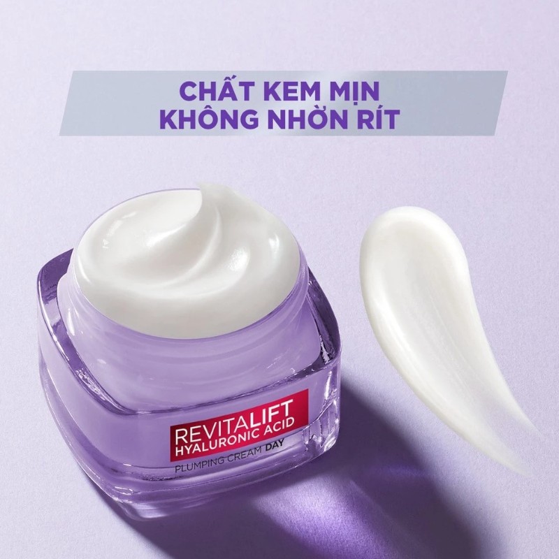 Kem Dưỡng Ẩm L'Oreal Paris Revitalift Hyaluronic Acid Line Filling Water Cream 50ml