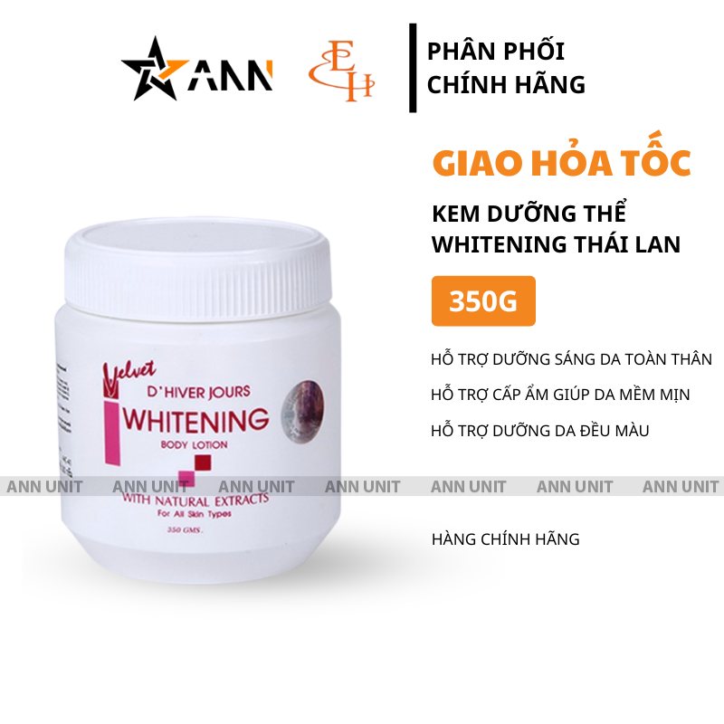 Kem Dưỡng Thể Velvet D'Hiver Jours