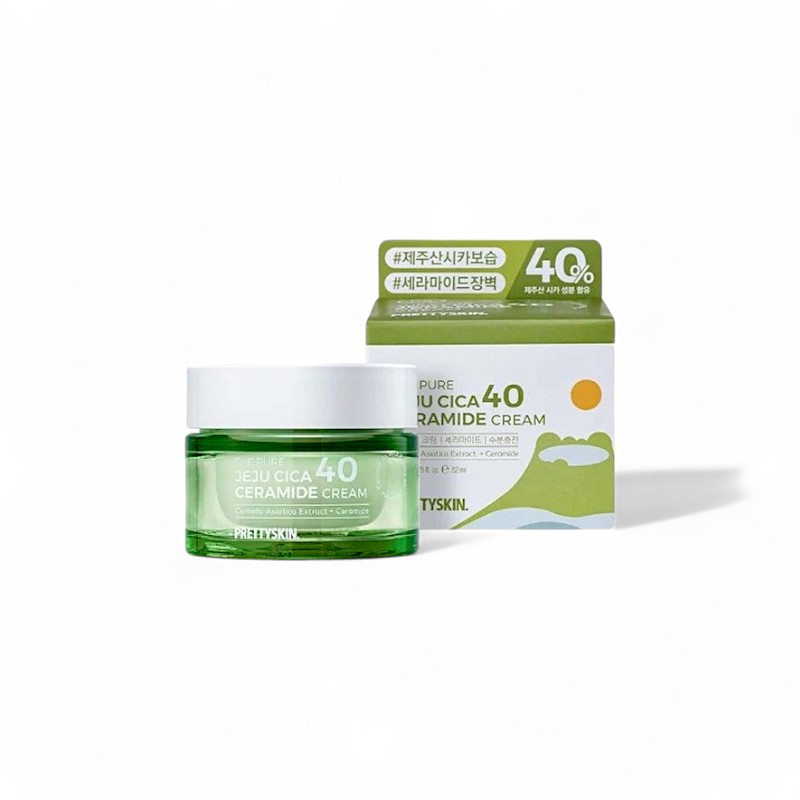 Kem Dưỡng Trắng Da Prettyskin The Pure Chiết Xuất Rau Má Ceramide Cream 52ml – một lựa chọn đáng tham khảo trong PrettySkin Hàn Quốc