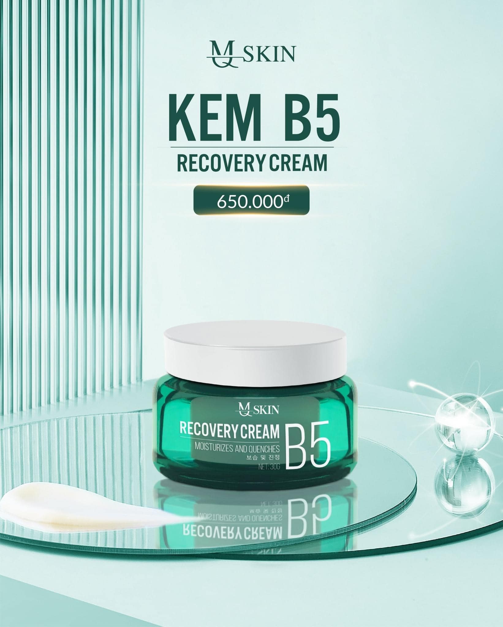 Hình ảnh hũ kem Recovery Cream B5 dung lượng 30g