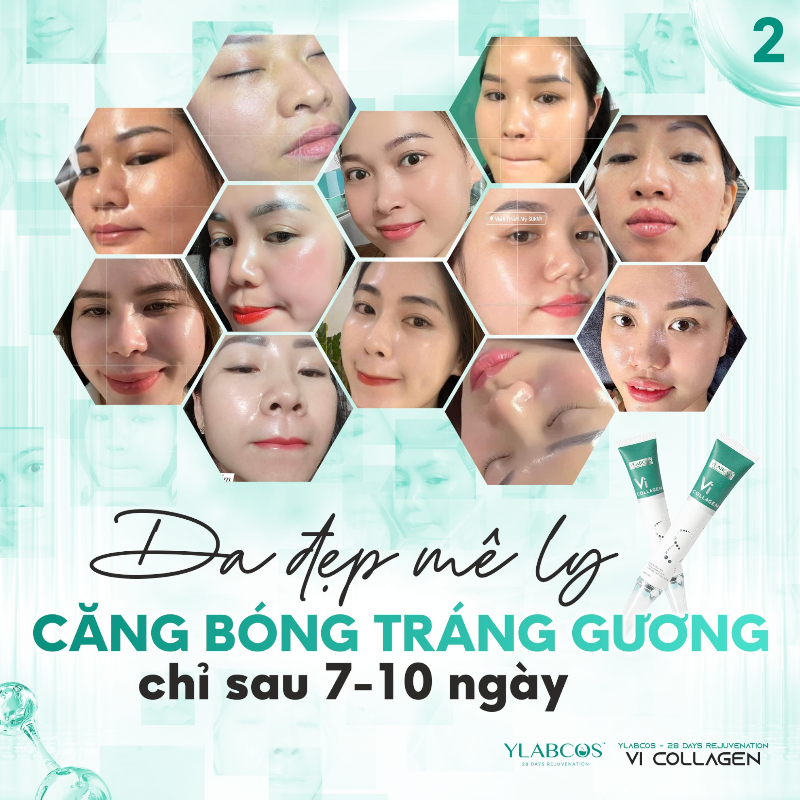 Hình ảnh minh họa bề mặt da căng bóng sau chăm sóc
