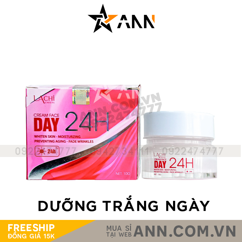 Bao bì và hũ kem dòng DAY 24H dung tích 10g