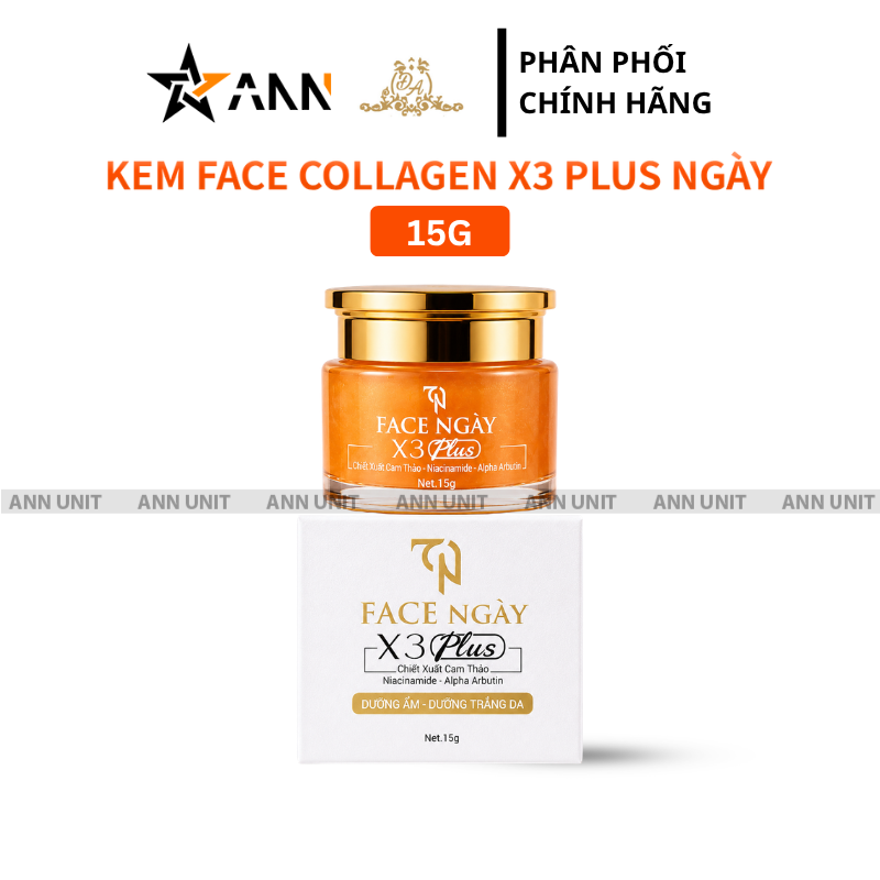 Hình ảnh sản phẩm và hộp kem dung tích 15g