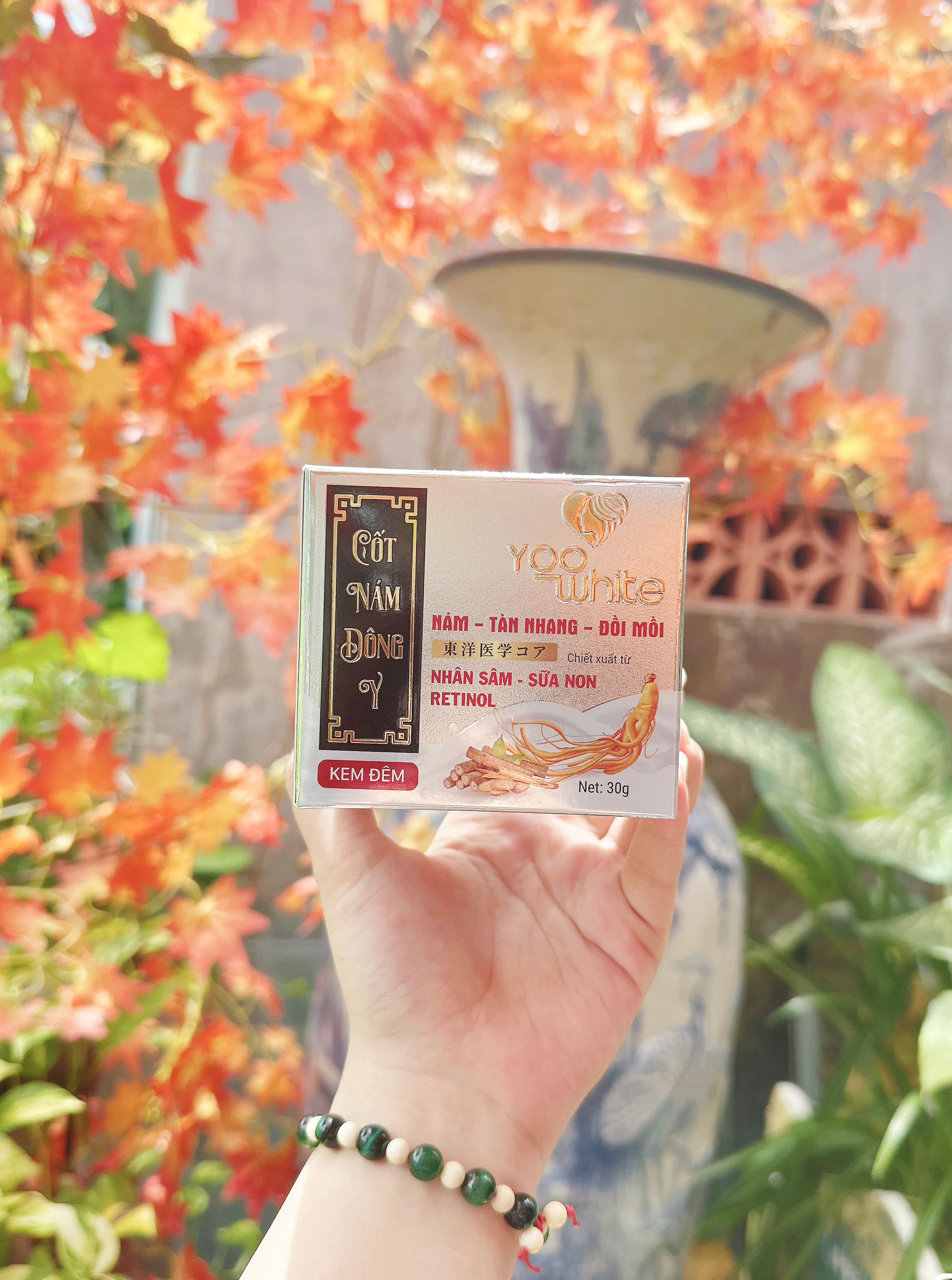 Kem Face Cốt Nám Đông Y Yoo White (Kem đêm) 30g