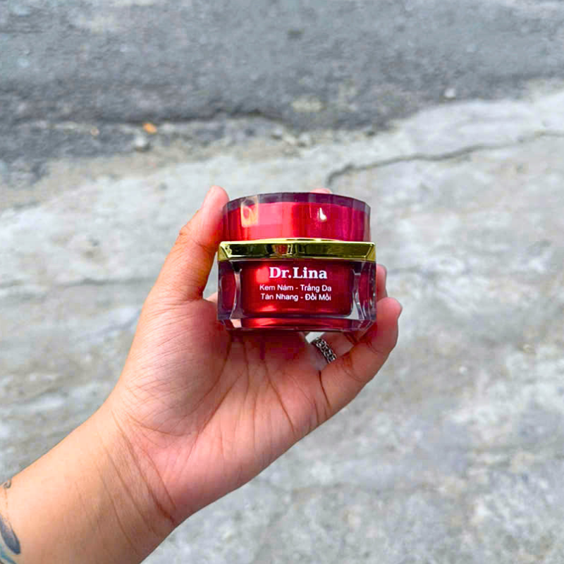 Kem Face Dr Lina Đỏ Mờ Nám Sáng Da Giảm Tàn Nhang Đồi Mồi 18g
