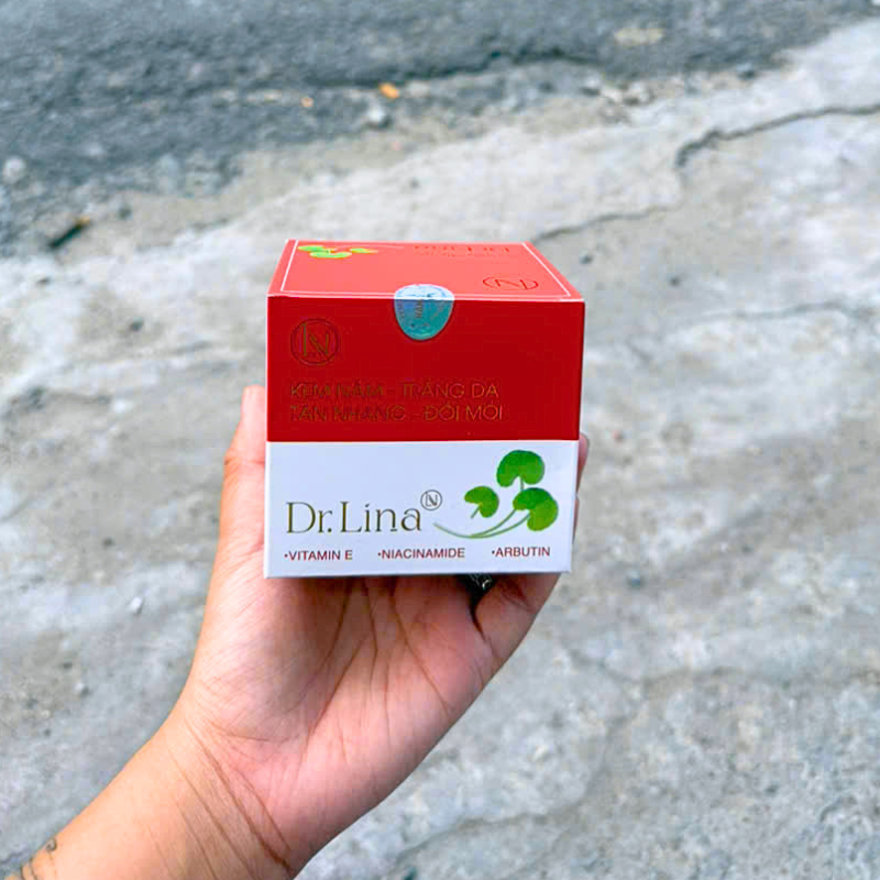 Kem Face Dr Lina Đỏ Mờ Nám Sáng Da Giảm Tàn Nhang Đồi Mồi 18g