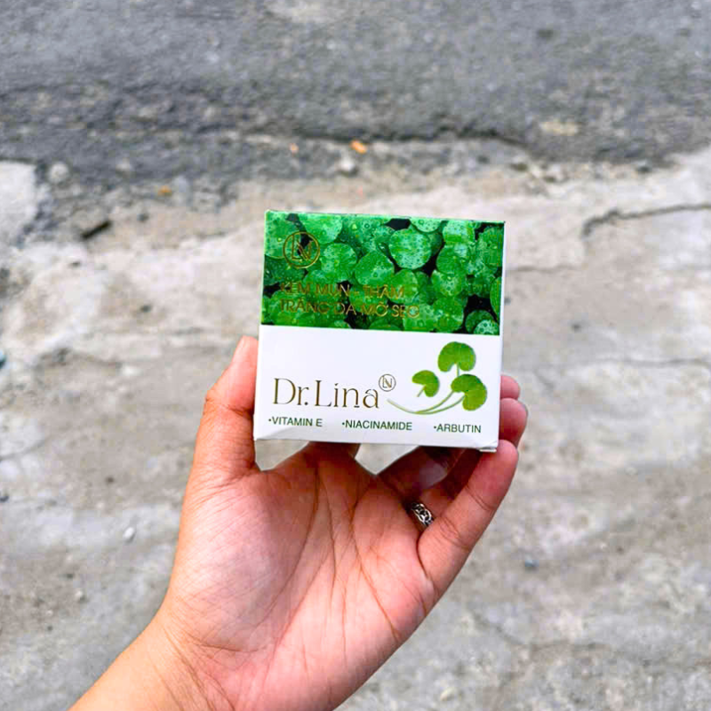 Kem Face Dr Lina Xanh Giảm Mụn Mờ Thâm Sáng Da Mờ Sẹo 18g