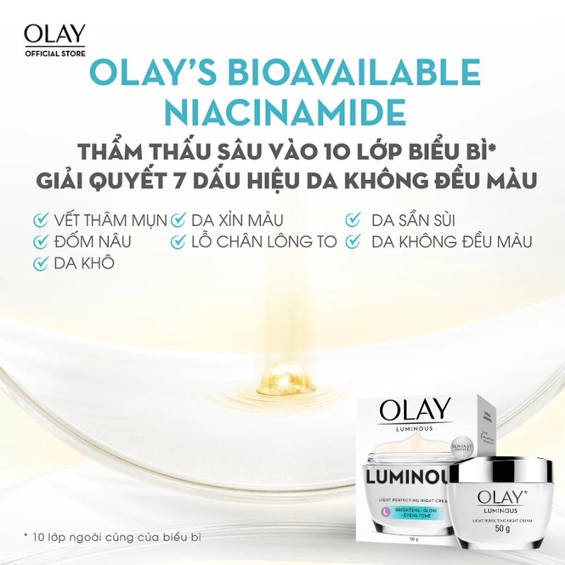 Thông tin nổi bật về niacinamide và các dấu hiệu da không đều màu