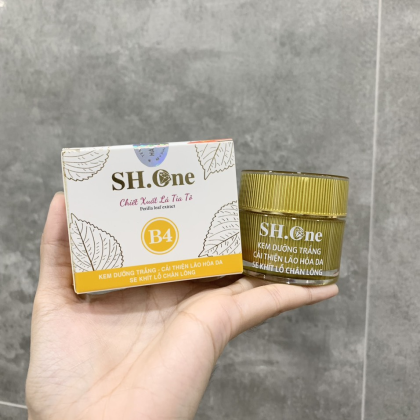 Kem Face Dưỡng Trắng Chống Lão Hoá B4 SH One Chiết Xuất Lá Tía Tô