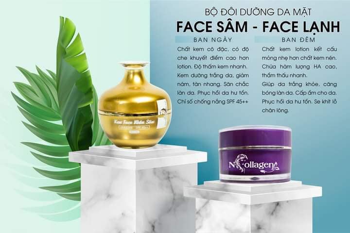 Kem Face Lạnh N Collagen kem dưỡng da ban đêm
