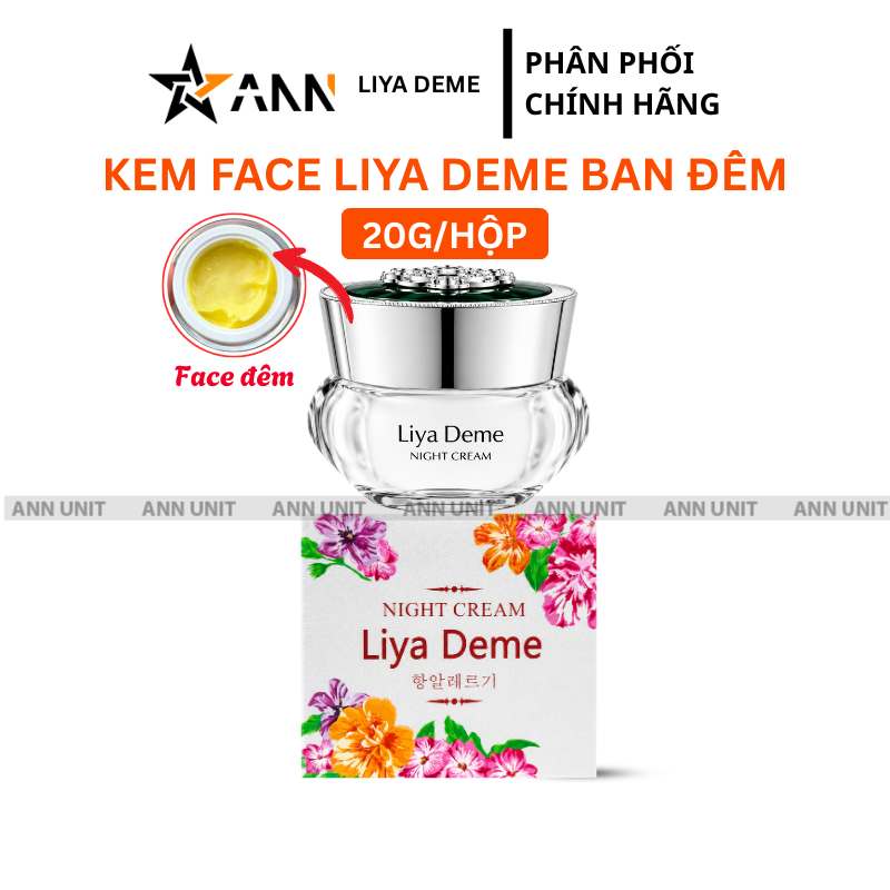 Kem Face Liya Deme Night Cream Liyapai 20g
