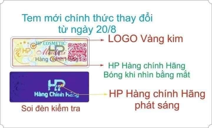 Mẫu tem HP mới với các dấu hiệu nhận diện nổi bật