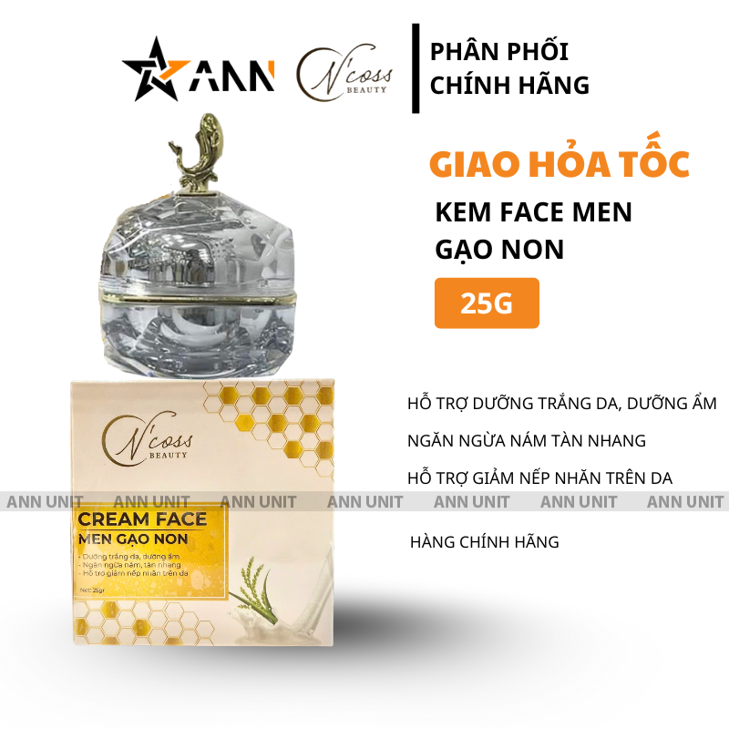 Kem Face Men Gạo Nicos Beauty phiên bản mới