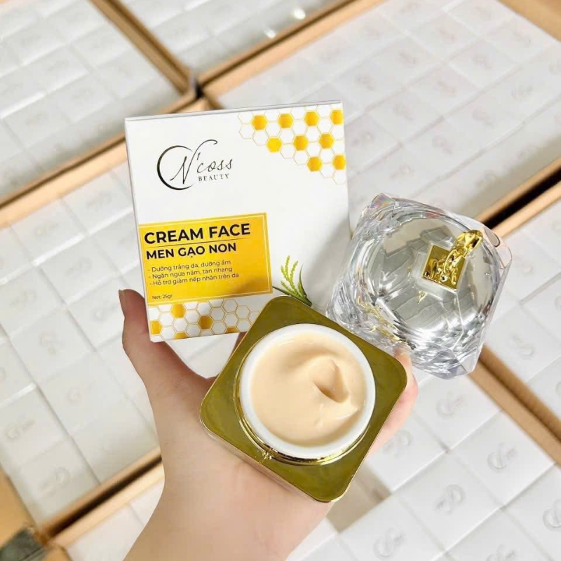 Kem Face Men Gạo Nicos Beauty phiên bản mới