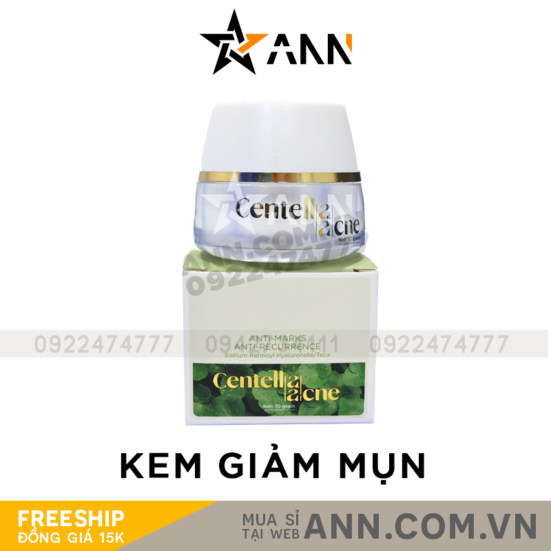 Kem Face Mụn Rau Má Jiuhe Centella Acne Acne Thanh Tô Cosmetics 10g