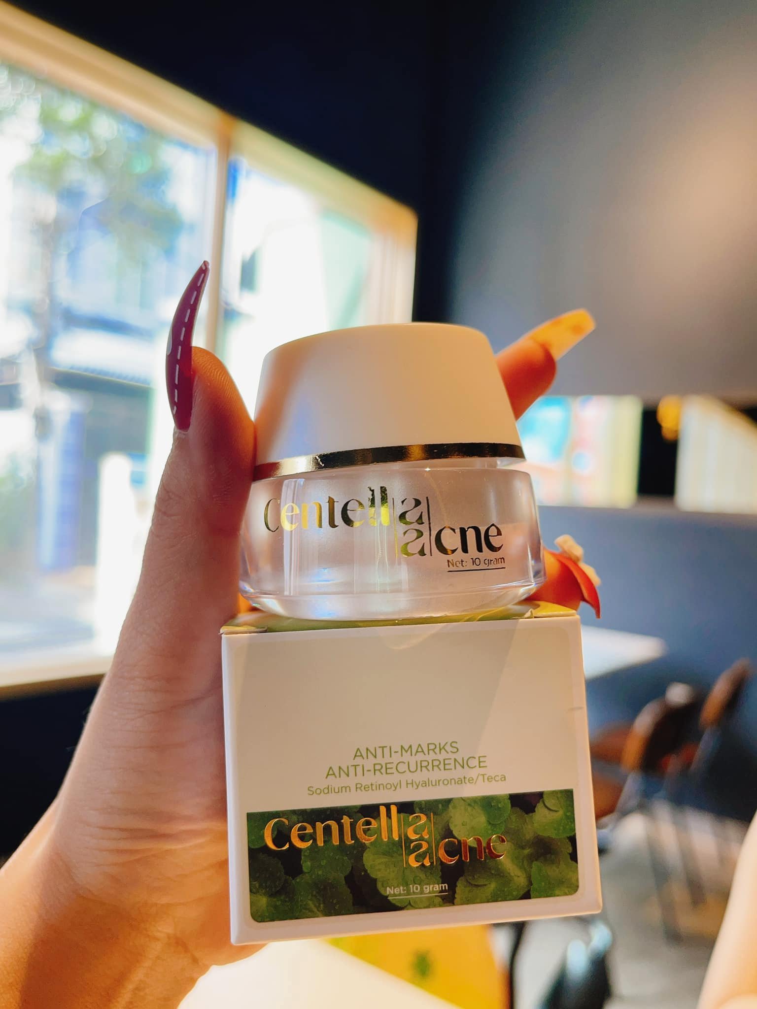 Kem Face Mụn Rau Má Jiuhe Centella Acne Acne Thanh Tô Cosmetics 10g