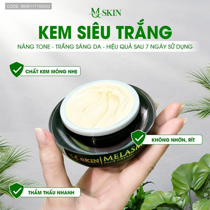 Cận cảnh chất kem và thông điệp về cảm giác mỏng nhẹ, ít nhờn rít.