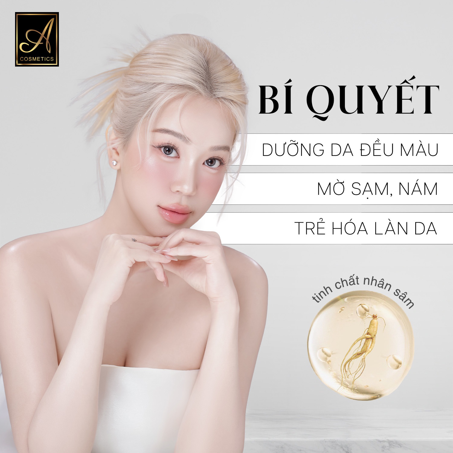 Kem Face Nám Nhân Sâm Ginseng Melasma A Cosmetics 20g