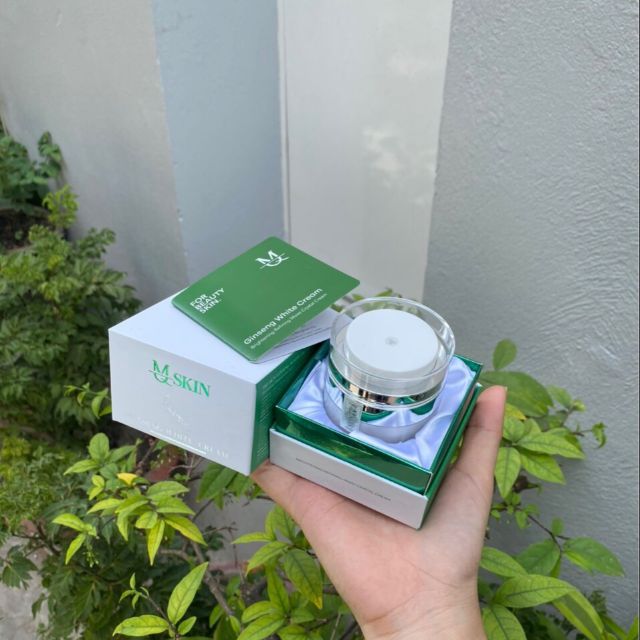 Kem Face Nhân Sâm MQ Skin Ginseng White Cream 30g