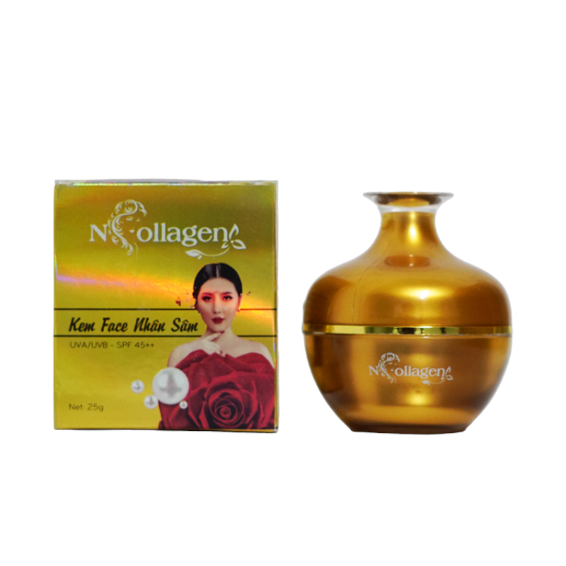 Kem Face Nhân Sâm N Collagen phù hợp để tham khảo khi chọn Kem dưỡng trắng, dưỡng ẩm da mặt