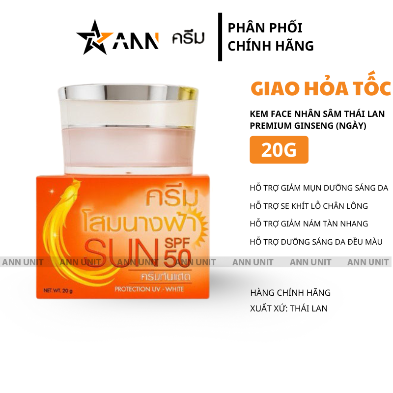 Hộp sản phẩm ban ngày và các thông tin công dụng trên bao bì