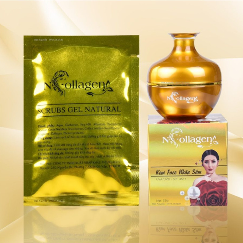 Kem Face Nhân Sâm vàng N Collagen Chính hãng