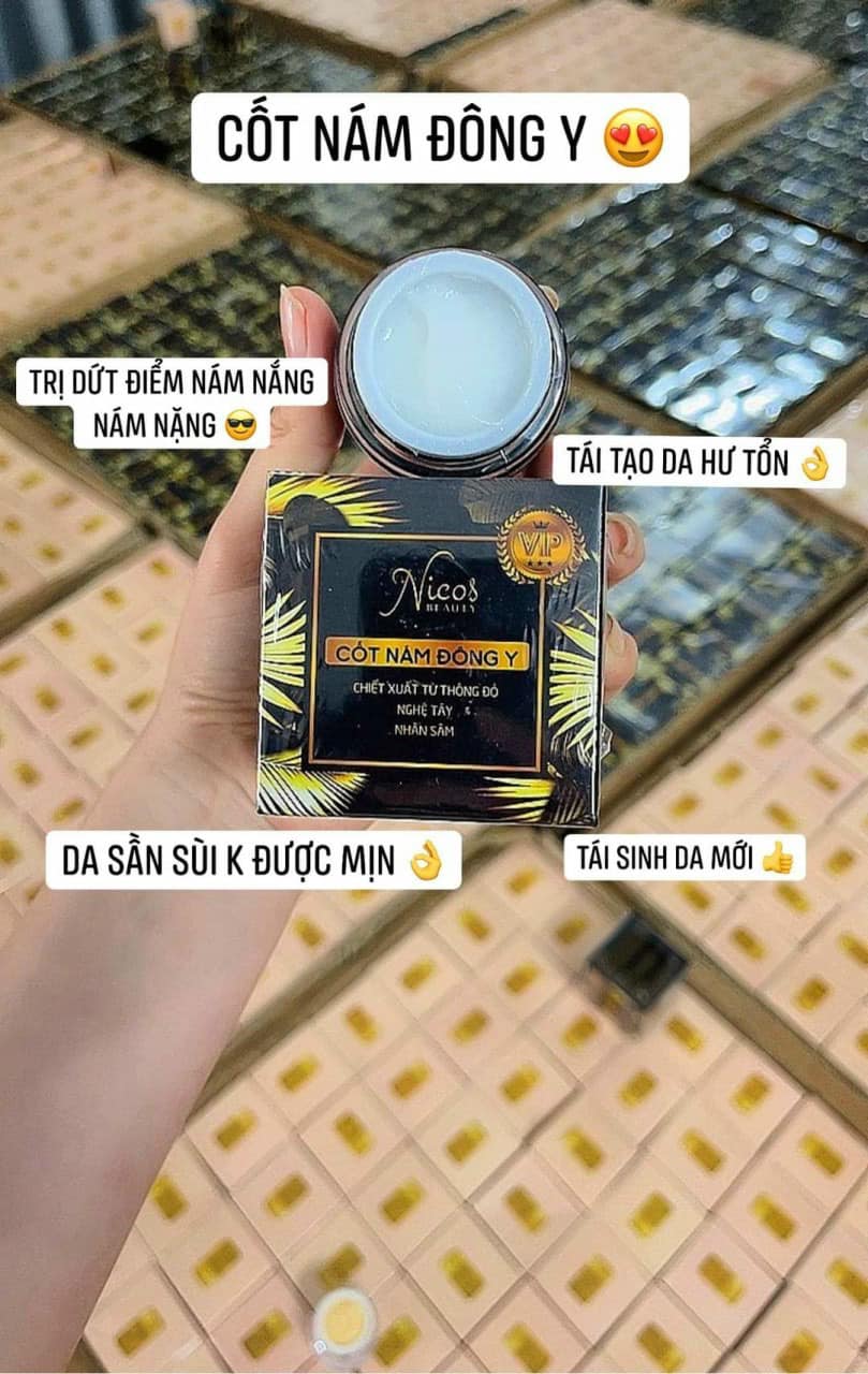 Kem Face Cốt Nám Đông Y Nicos Beauty 10g