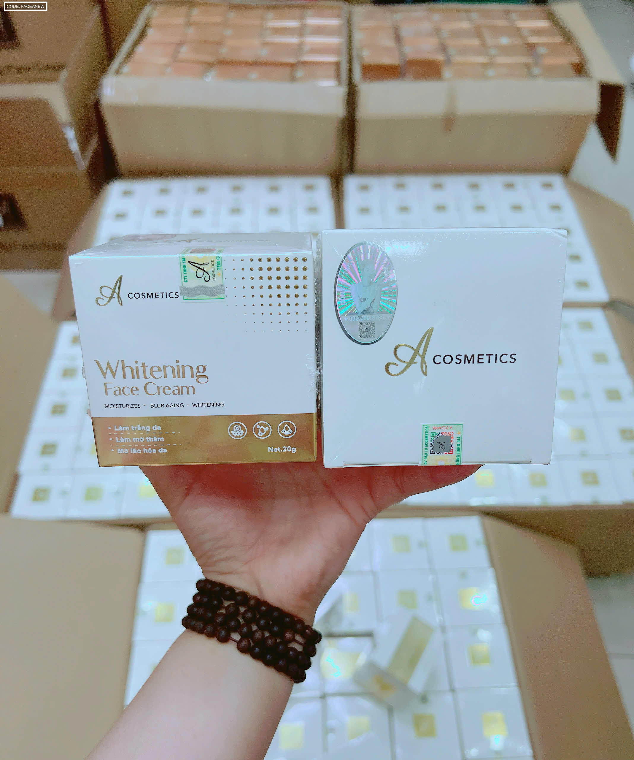 Kem Face Pháp A Cosmetics Whitening Face Cream 20g