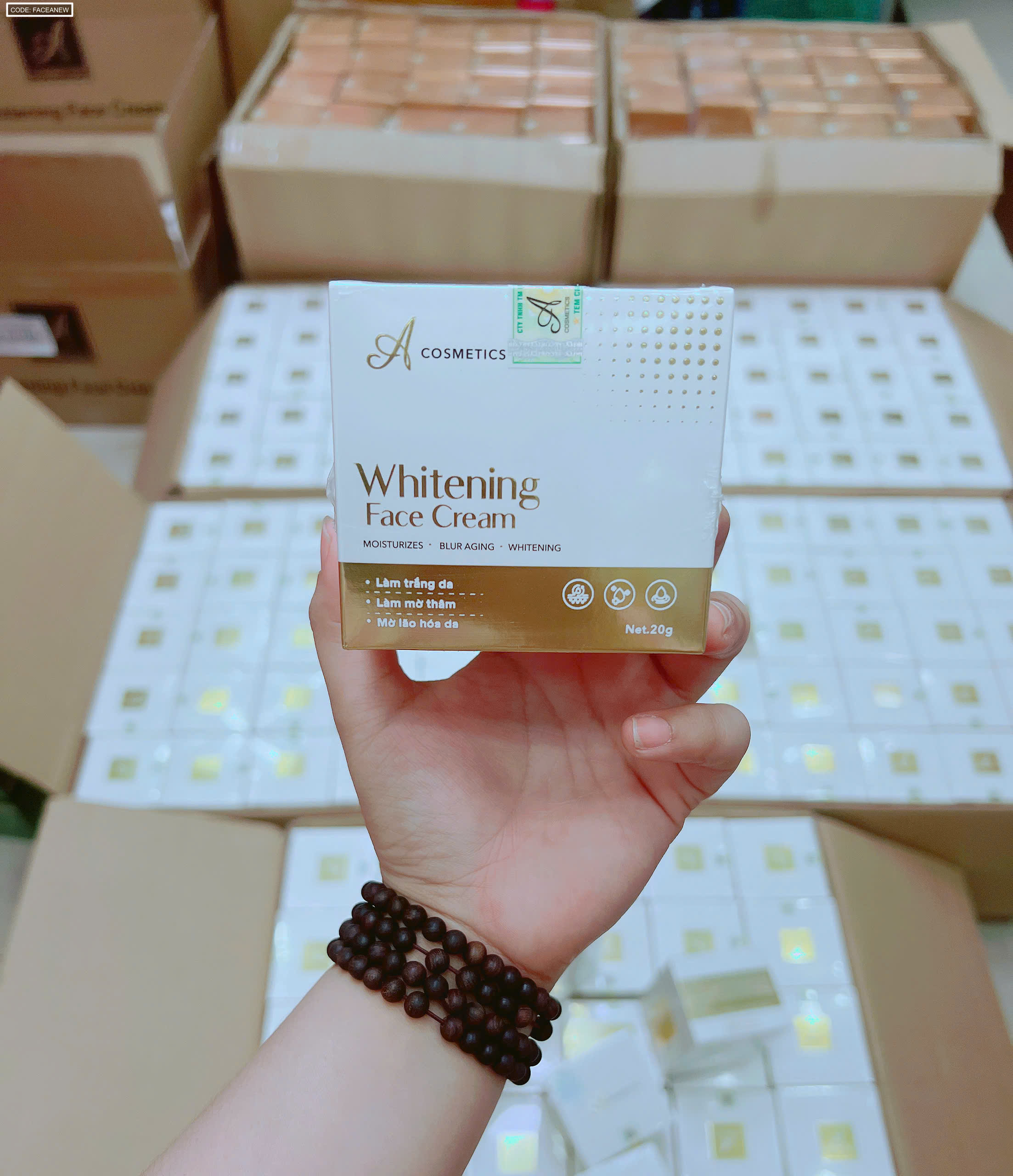 Kem Face Pháp A Cosmetics Whitening Face Cream 20g