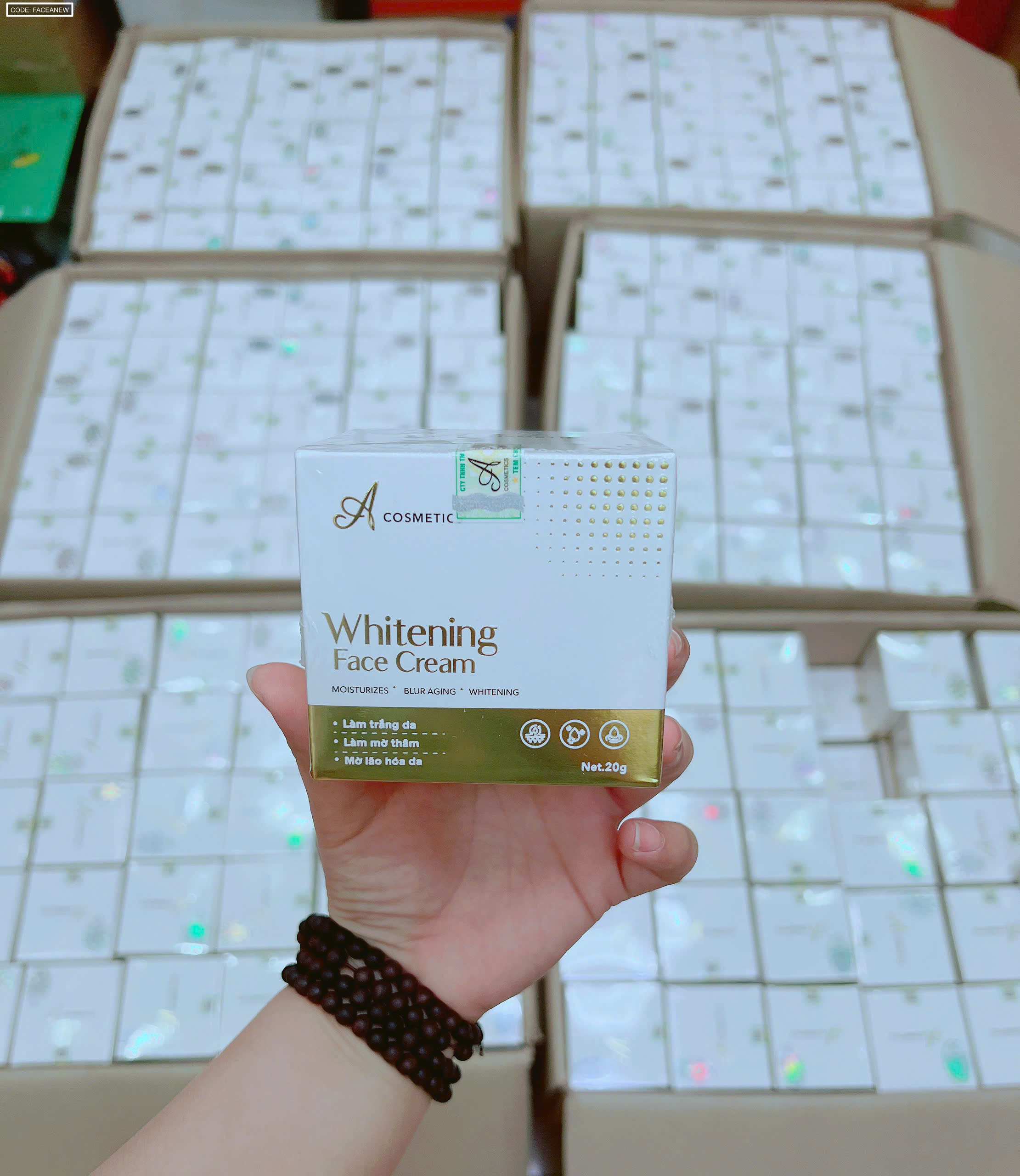 Kem Face Pháp A Cosmetics Whitening Face Cream 20g
