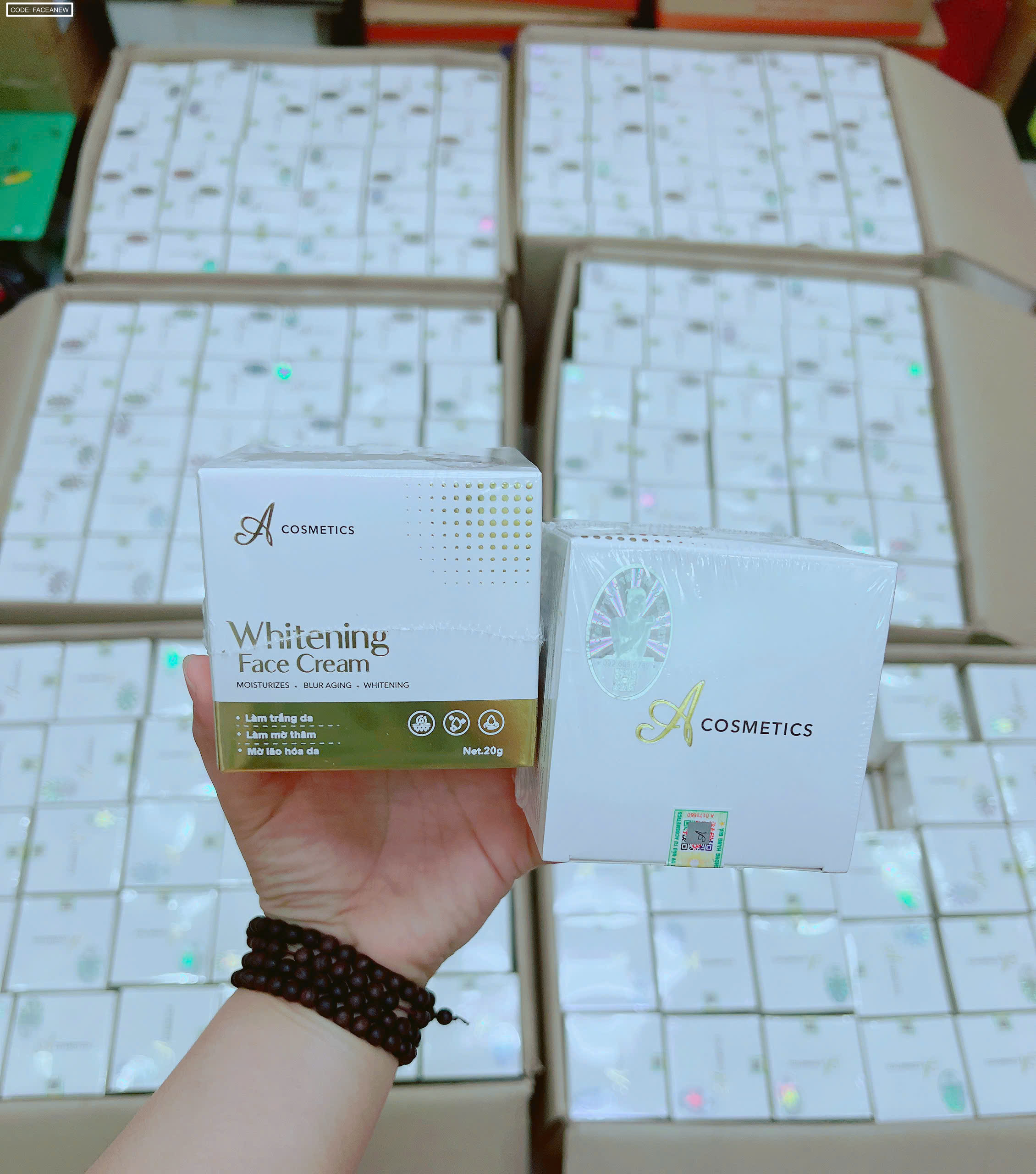 Kem Face Pháp A Cosmetics Whitening Face Cream 20g