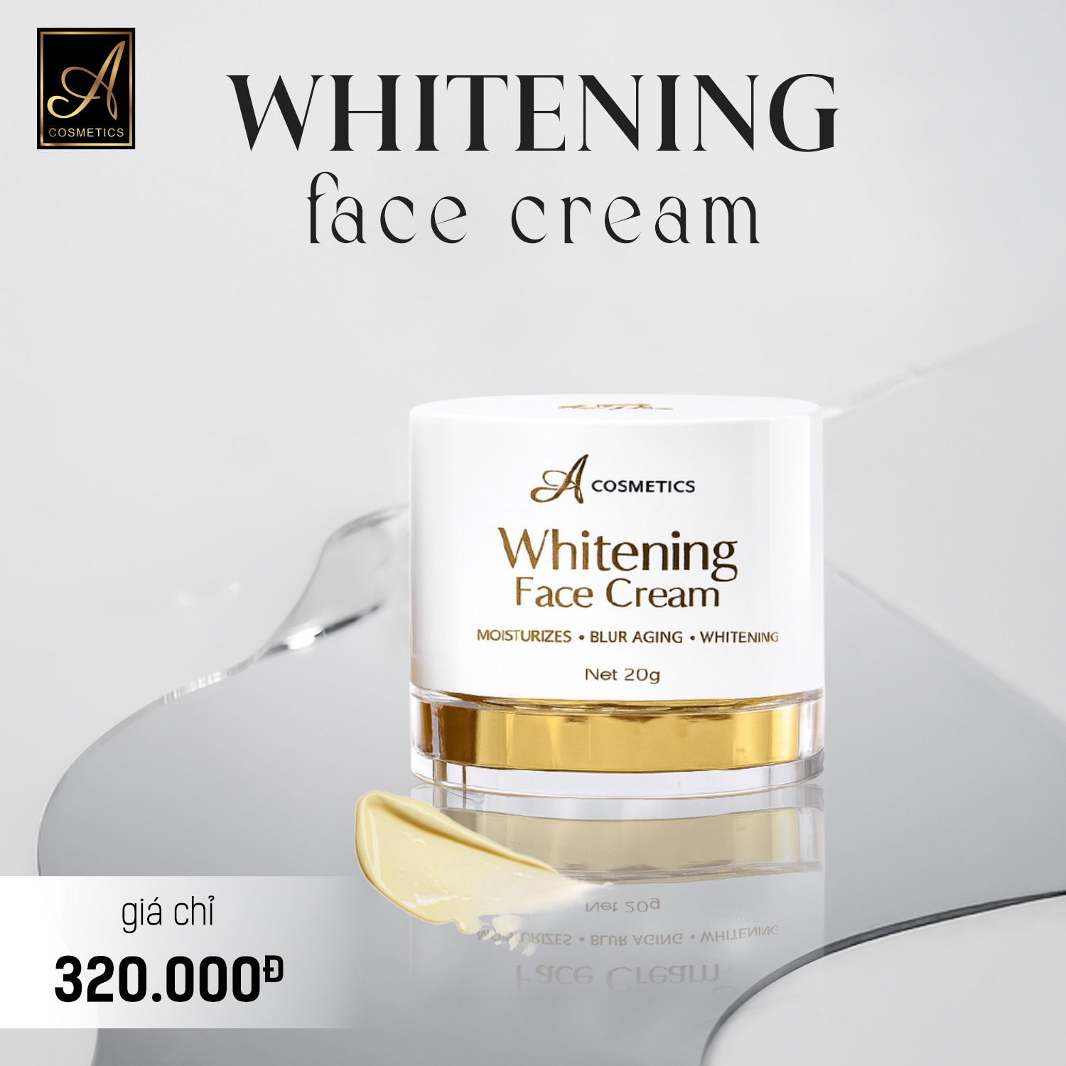 Kem Face Pháp A Cosmetics Whitening Face Cream 20g
