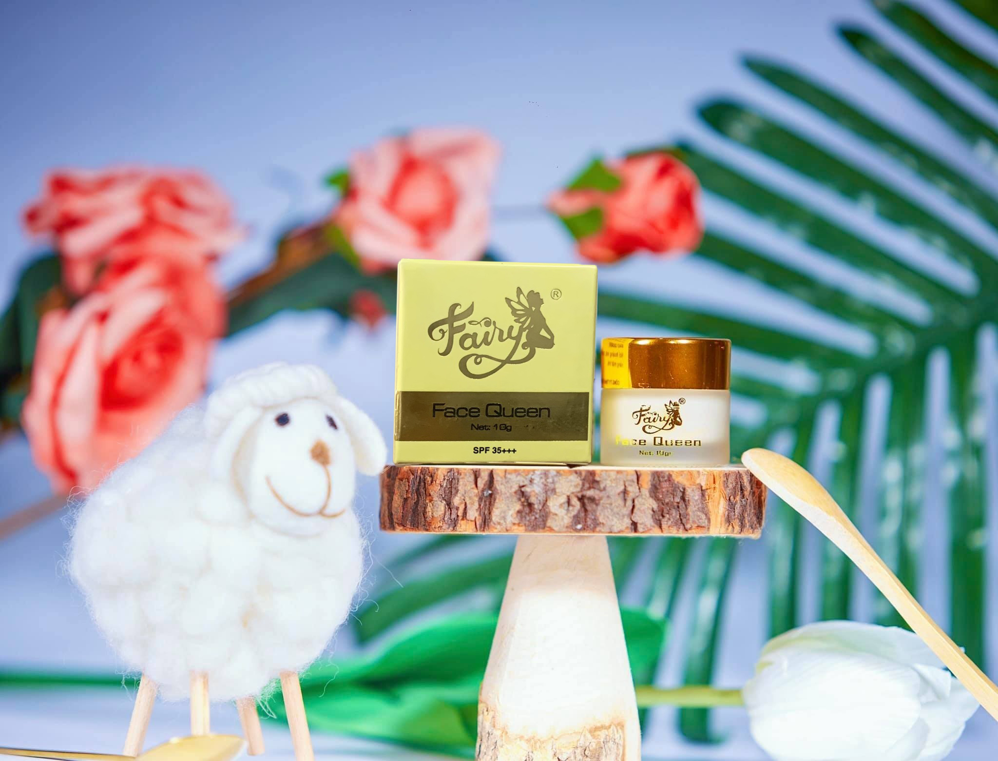 Kem Face Queen Dưỡng Trắng Da Mặt Cao Cấp Fairy Cosmetics Mini 10gr