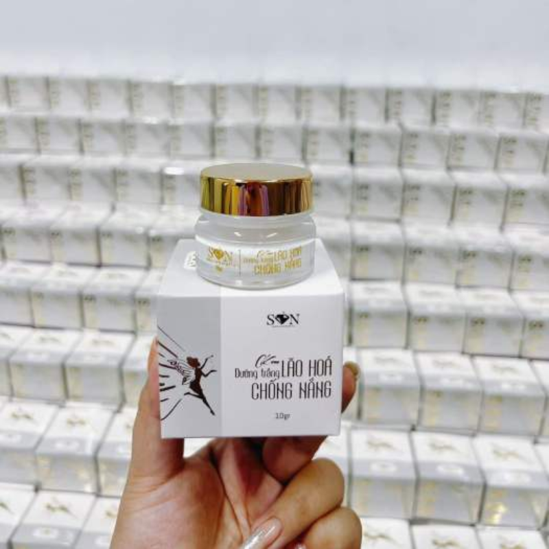 Kem Face Son Cosmetic Màu Trắng 10g Dưỡng Trắng Da Chống Lão Hóa Phiên Bản Cũ